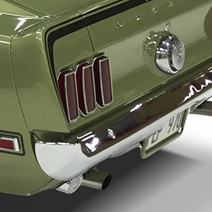 Logo Ford Mustang 1969 Fastback Mach 1