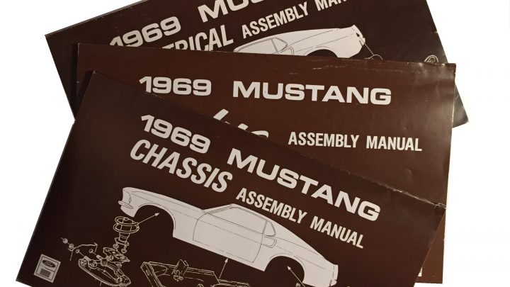 Bra böcker för renovering av Ford Mustang Fastback Mach 1